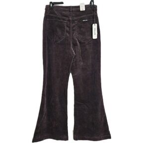 Rollas‎ Eastcoast Flare Pants Brown Corduroy Boho Retro High Waist Women's 32